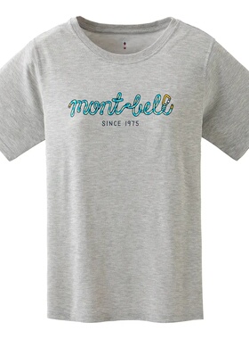 mont-bell 女士户外T恤 1114572HCH CO 灰色 Wickron T Women's R