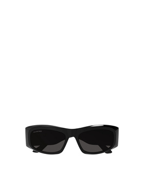 BALENCIAGA 女士太阳镜 BB0395S001 SS2025 黑色 全框太阳镜