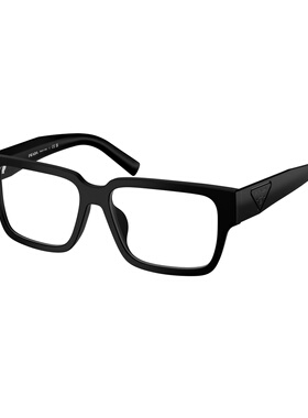 PRADA 男士眼镜 PRD10VD12P1O1 CO 黑色 全框平光镜