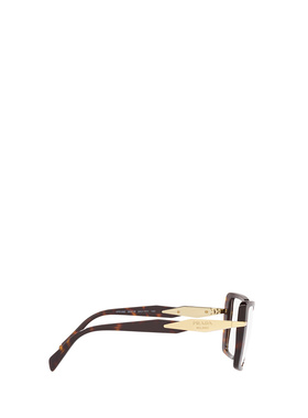 PRADA 女士太阳镜 PR03ZV2AU1O1 AW2023 白色 徽标平光镜