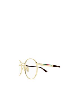 GUCCI 男士眼镜 GG1966OK002 SS2025 古驰 白色圆框平光镜