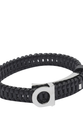 SALVATORE FERRAGAMO 男士手链手镯 796114770425NERO