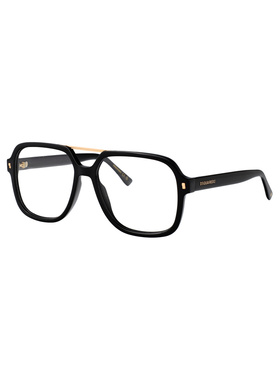 DSQUARED2 男士眼镜 D20145807 SS2025 黑色 D2 0145