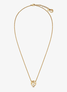 FENDI 女士项链 8AK324A5TOF09ZE CO 银色 吊坠项链