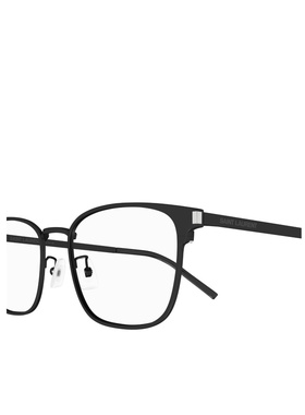 SAINT LAURENT 男士眼镜 SL631J001 CO 黑色 徽标平光镜