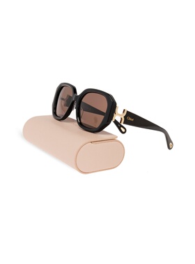 1h可退 CHLOÉ 女士太阳镜 CH0236S0001 CO 黑色 ‘Marcie’ sungl