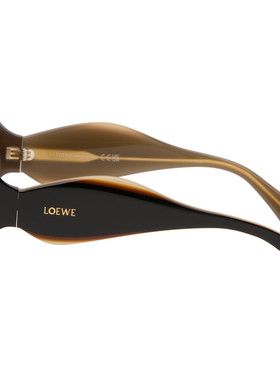LOEWE 罗意威 女士 黑色 Sierra Butterfly 太阳镜 LW40197U5201E