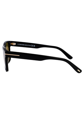 TOM FORD 男士太阳镜 FT120501H SS2025 黑色 长方形太阳镜
