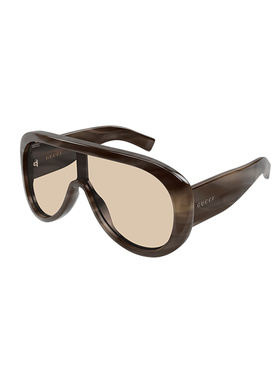 GUCCI 男士眼镜 GG2164S004 SS2026 棕色 全框太阳镜古驰
