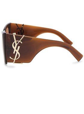 潮奢 Saint Laurent 圣罗兰 女士 Blaze 交织图案猫眼太阳眼镜 SL