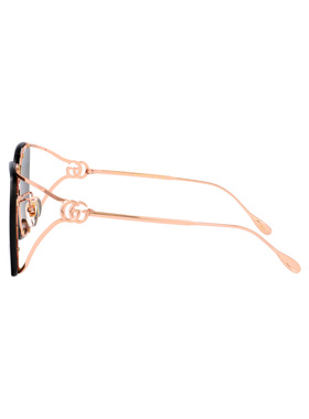 GUCCI 女士眼镜 GG1713SA002 AW2025 古驰绿色
