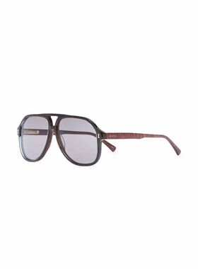 1h可退 GUCCI 女士太阳镜 GG1042S003 SS2026 灰色 GG1042S