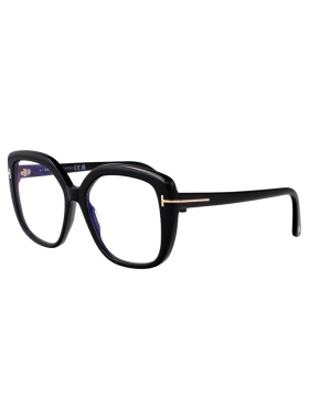 1h可退 TOM FORD 女士眼镜 FT6043B001 AW2025 黑色 FT6043-B