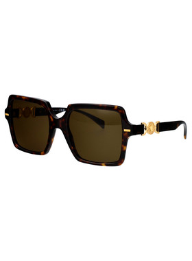 VERSACE 女士太阳镜 0VE444110873 AW2025 范思哲褐色 Sunglasses