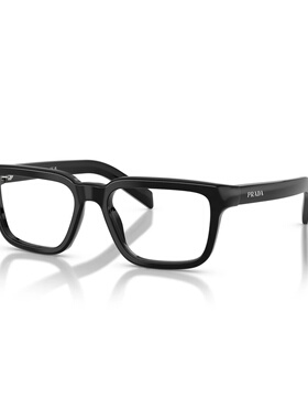 PRADA 女士眼镜 PRD04V16K1O1 SS2026 黑色 全框平光镜