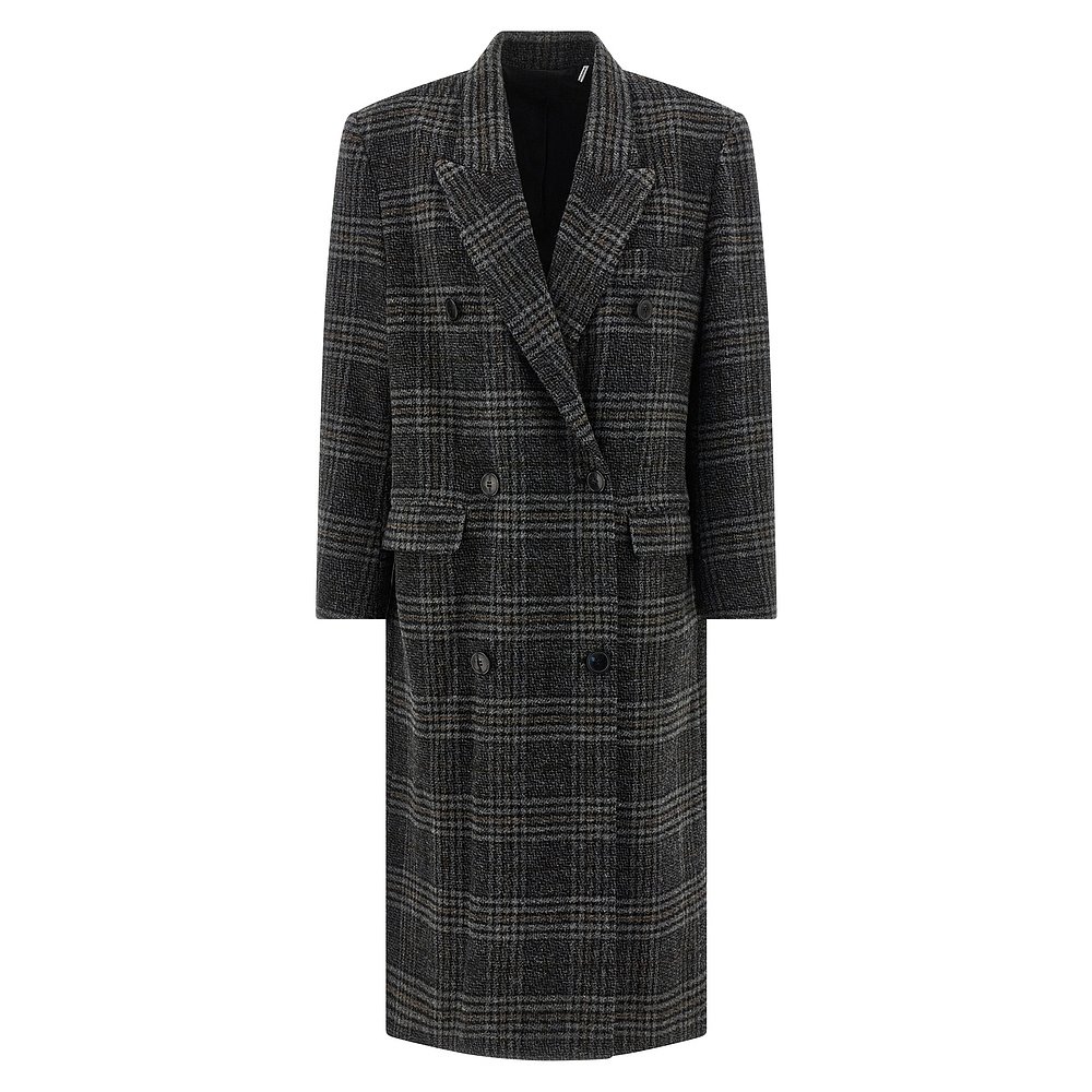 1h可退 潮奢 ISABEL MARANT 女士 'Lexana' 大衣 MA0285FAC3D02E0 - 图2