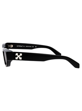 off-white 女士 光泽黑色醋纤太阳眼镜 OW10501007