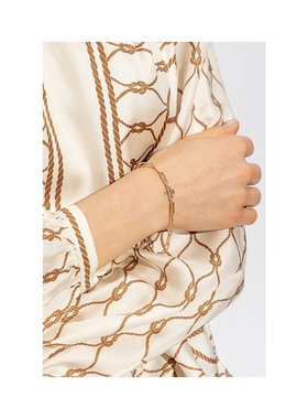 TORY BURCH 女士手链手镯 1536430720 CO 金色 ‘Good Luck’ bra