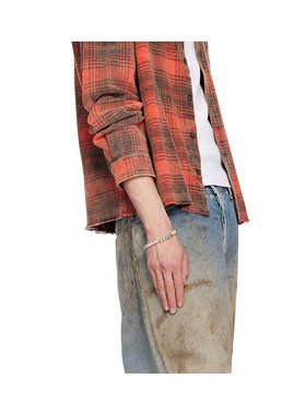 1h可退 潮奢 Ambush 男士 白色 Pearl Letterblock 手链 BMOA001F