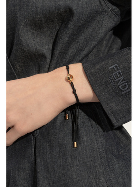 FENDI 女士手链手镯 8AL161ATVZF1UGB AW2025 黑色 Sphera Bracel