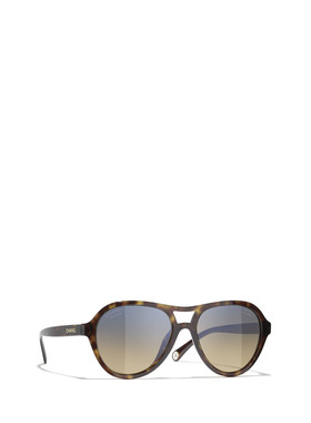 CHANEL 女士眼镜 CH5552UC714W1 CO 灰色 全框太阳镜