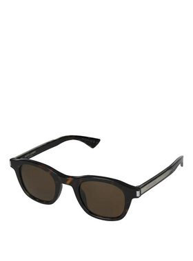 SAINT LAURENT 男士太阳镜 SL88000645HAVANA AW2【付后1h可退】