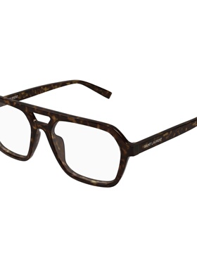 SAINT LAURENT 男士眼镜 SL905OPT002 SS2026 棕色
