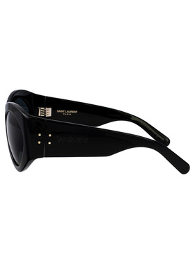 SAINT LAURENT 女士太阳镜 SL854001 AW2025 黑色 全框太阳镜