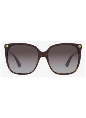 GUCCI 女士眼镜 GG0022S003 SS2025 棕色 GUCCI WOMEN'S GG0022S0