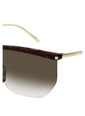 SAINT LAURENT 女士眼镜 SL519MASK003 SS2025棕色太阳镜