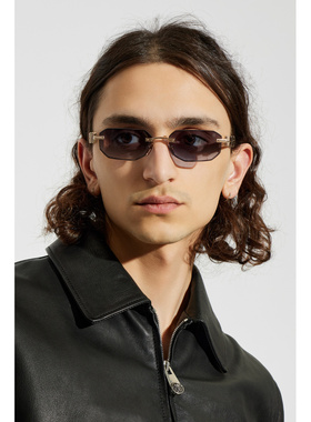 BALMAIN 男士太阳镜 BPS194B5500 CO 金色 Sunglasses