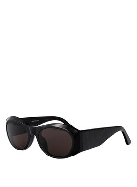 BALENCIAGA 女士太阳镜 BB0396SK003 SS2025 黑色巴黎世家配饰