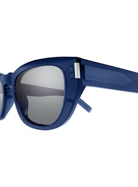 SAINT LAURENT 男士太阳镜 SL601006 SS2025 蓝色 SAINT LAURENT
