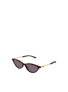 GUCCI 女士眼镜 GG2211S003 AW2026 灰色 Emblem 猫支付后1h可退