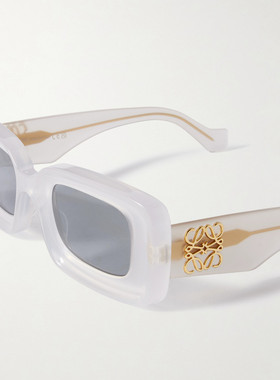 1h可退 潮奢 LOEWE 罗意威 男士 Anagram 矩形框醋纤太阳眼镜 LW4