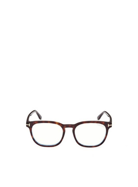 TOM FORD 男士太阳镜 FT5868052 SS2025 白色 几何形框平光镜