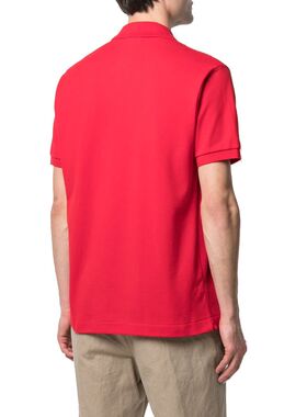 1h可退 LACOSTE 男士POLO衫 1212240 SS2023 红色 LACOSTE MEN'S