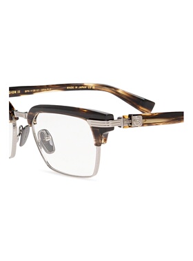 BALMAIN 男士眼镜 BPX113B SS2026 白色 半框平光镜
