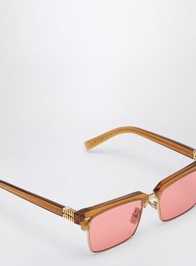 MIU MIU 女士太阳镜 0MU10ZSPVC15T1D054 AW2024 粉红色