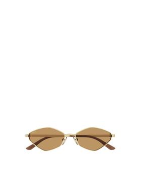 GUCCI 女士眼镜 GG2222S003 AW2026 花色 几何框太阳镜