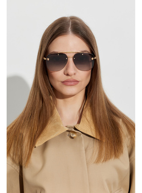 VERSACE 女士太阳镜 0VE22960100284 CO 金色 Sunglasses范思哲