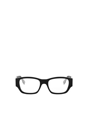 FENDI 男士眼镜 FE50123I001 CO 黑色 几何平面镜