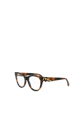 FENDI 女士眼镜 192337185106HAVANA AW2025 花色 圆形眼镜