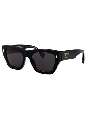 1h可退 FENDI 女士眼镜 FE40100I01A AW2025 黑色配饰