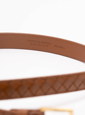 BOTTEGA VENETA 女士腰带 871643V0HW52443BROWN 【付后1h可退】