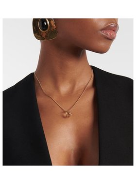 1h可退 潮奢 Saint Laurent 圣罗兰 女士 Cassandre 项链吊坠