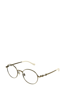 GUCCI 女士太阳镜 GG1228OJ001 AW2025 白色 Gucci GG1228OJ gold