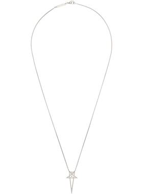 潮奢 rick owens 瑞克 欧文斯 男士 Pentagram Charm 项链 RJ0000
