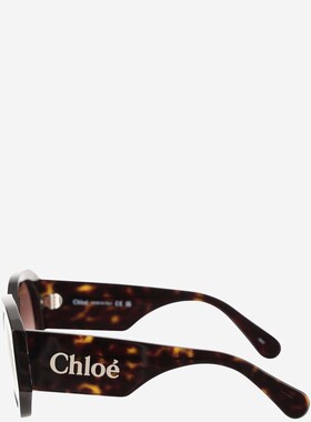 CHLOÉ 女士眼镜 CH0234S002 CO 黑色 几何框太阳镜
