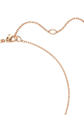 SWAROVSKI施华洛世奇水晶Hyperbola女小众镀玫瑰金项链吊坠链子